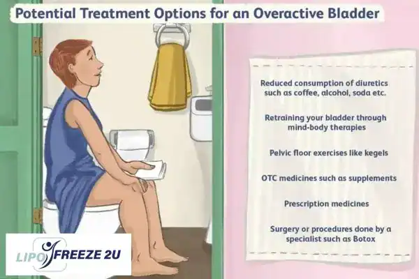 image of woman on toilet because of an overactive bladder Derbyshire