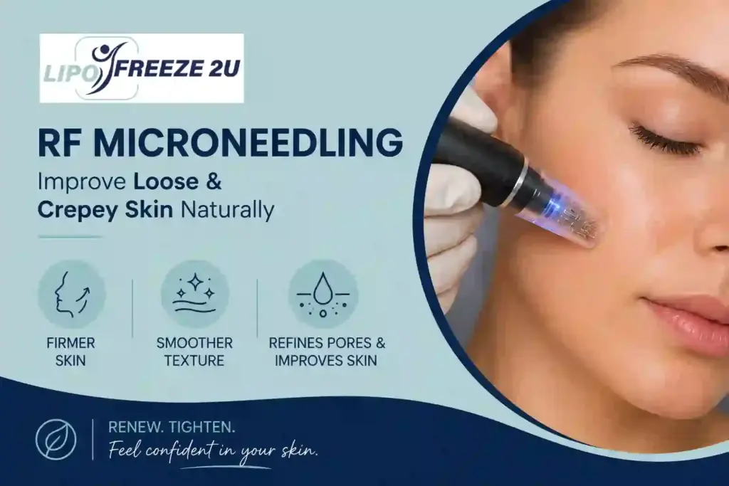 Can RF Microneedling Help Improve Loose and Crepey Skin Derbyshire?